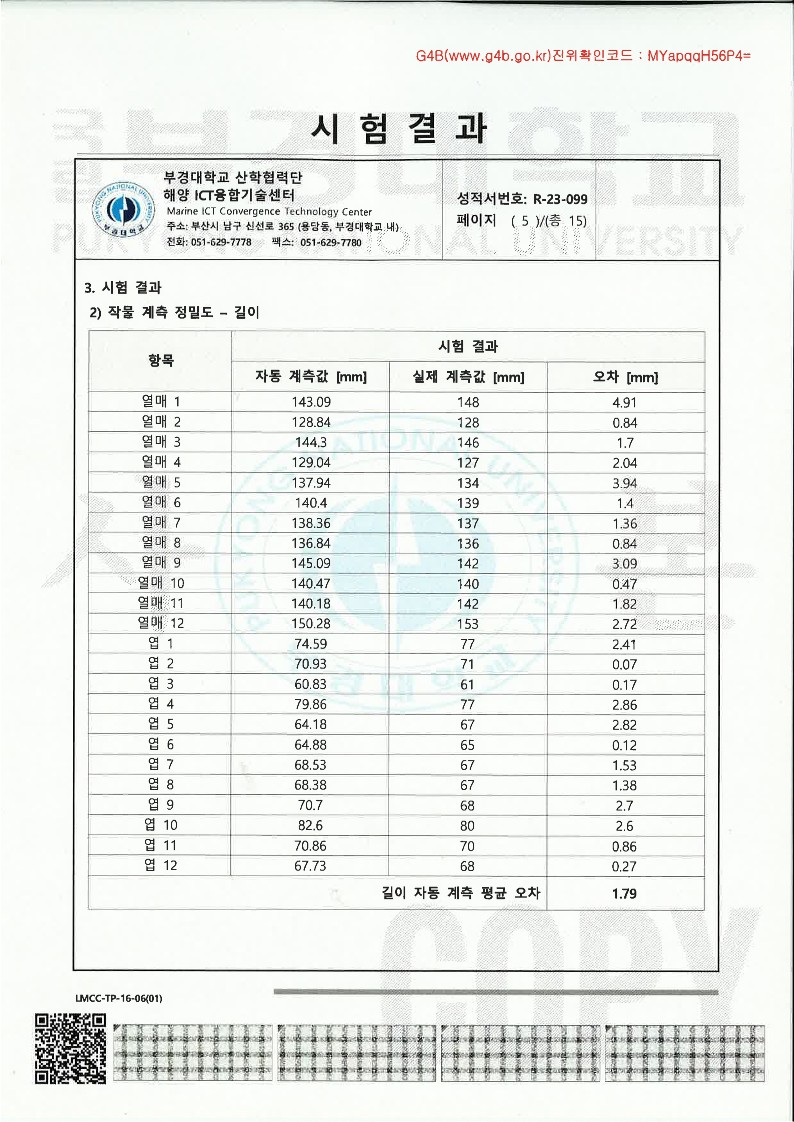 이즈센스 시험성적서 이미지 5