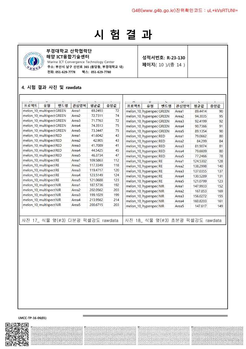 IS-SSENSE SPECTRAL 공인인증기관 시험성적서 이미지 10